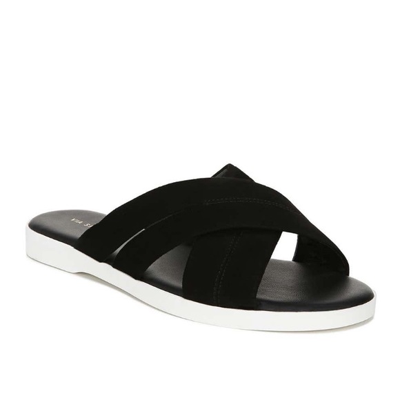 Via Spiga Slip Leather Sandal - Picture 1 of 5